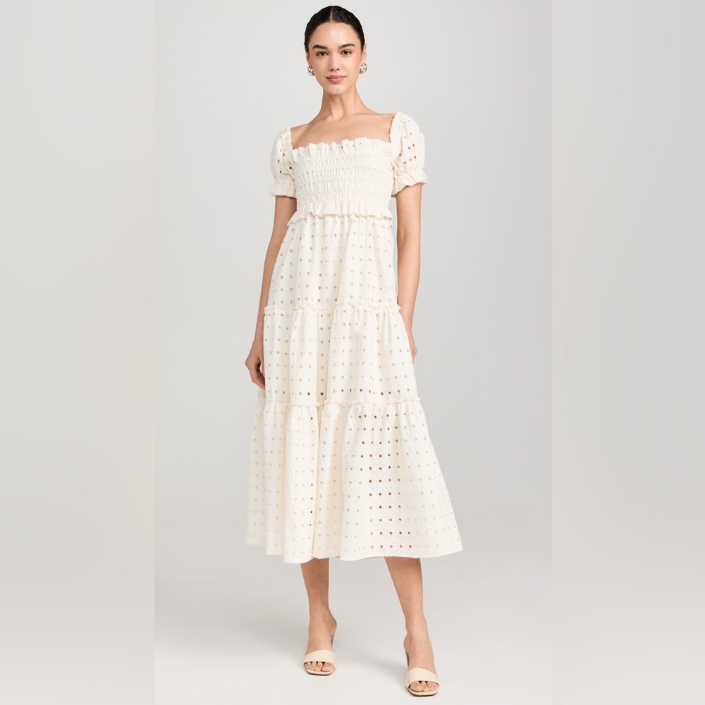 OPT // NWT Bobi Eyelet Cotton Dress